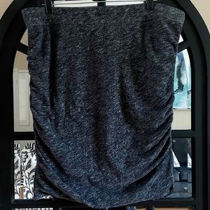 LANE BRYANT PENCIL SKIRT W/ FAUX LEATHER ACCENTS